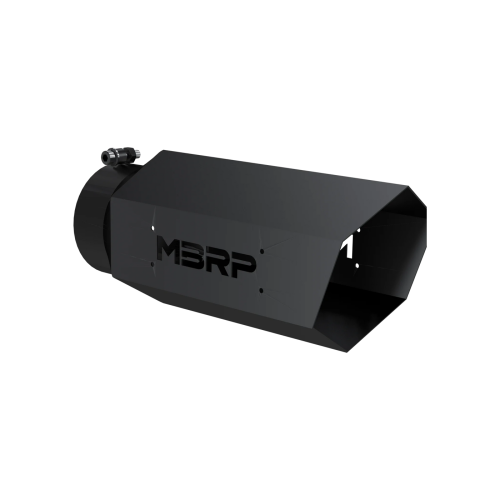 MBRP - MBRP Black Coated Hex Tip; 5" ID ; 6" OD; 16" length ; No Logo Plate (Universal Fit)