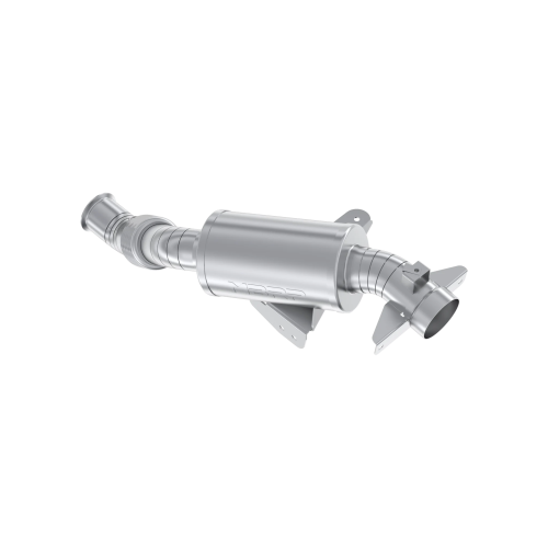 MBRP - MBRP 3" Turbo Back Exhaust for Can-Am (2024-26) Maverick R, Single Slip-on system, Quiet, Performance Series