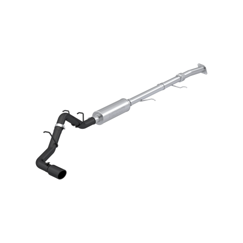 MBRP - MBRP Black-Coated Aluminized Steel, 3" Cat-Back Single Side Exit for 2023-2026 Chevrolet/GMC Colorado/ Canyon 2.7L Turbo
