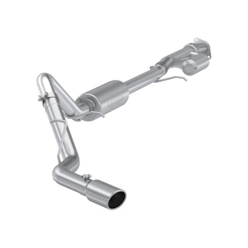 MBRP - MBRP Aluminized Steel, 3" Cat-Back, Single Side Exit for 2019-2026 Chevrolet/GMC 1500 Silverado/ Sierra 2.7L