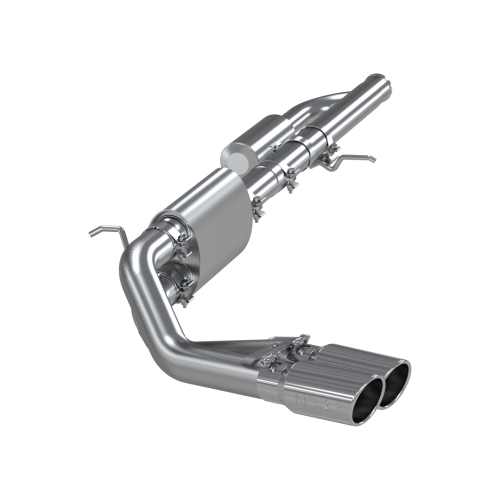 MBRP - MBRP T409 Stainless Steel 3" Cat Back Pre-Axle Dual Outlet for 2019 Chevrolet/GMC 1500 Silverado/ Sierra 4.3L V6, 5.3L V8 Limited (LD)