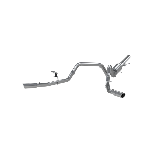 MBRP - MBRP Aluminized Steel 3" Cat Back Dual Split Side for 2019 Chevrolet/GMC 1500 Silverado/ Sierra 4.3L V6, 5.3L V8 Limited (LD) - One-piece driveshaft only