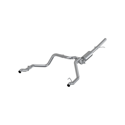 MBRP - MBRP 2.5" Cat Back Exhaust for Chevy/GMC (2022) 1500 Silverado/Sierra, 5.3L (LTD/Limited), Dual Rear, Aluminized