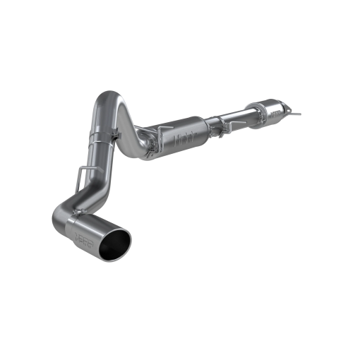 MBRP - MBRP Aluminized Steel 4" Cat Back Single Side Exit, Street Version for 2020-2026 Chevrolet/GMC 2500/3500 HD, Silverado/Sierra 6.6L, V8