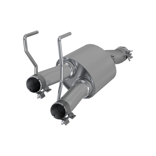 MBRP - MBRP T409 Stainless Steel 3" Single in 2.25" Dual Out Muffler Replacement for 2019-2024 RAM 1500, Classic, 5.7L Hemi