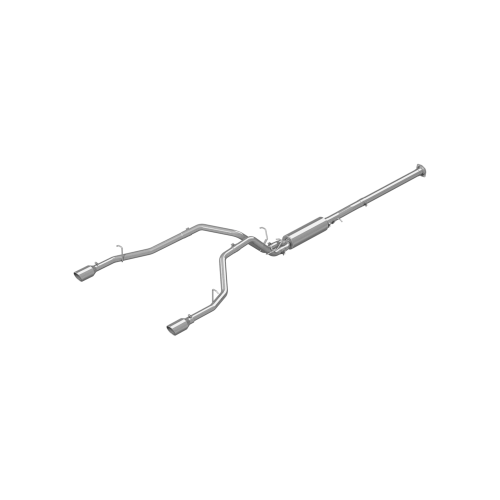 MBRP - MBRP Aluminized Steel 2.5" Cat Back Dual Split Rear for 2026 RAM Hemi 1500 5.7L CC/QC