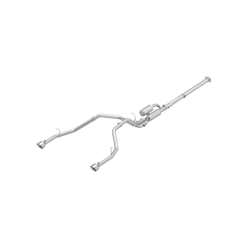 MBRP - MBRP Aluminized Steel 3" Cat-Back, 2.5" Dual Split Rear for 2025-2026 Ram 1500 3.0L SST, SO