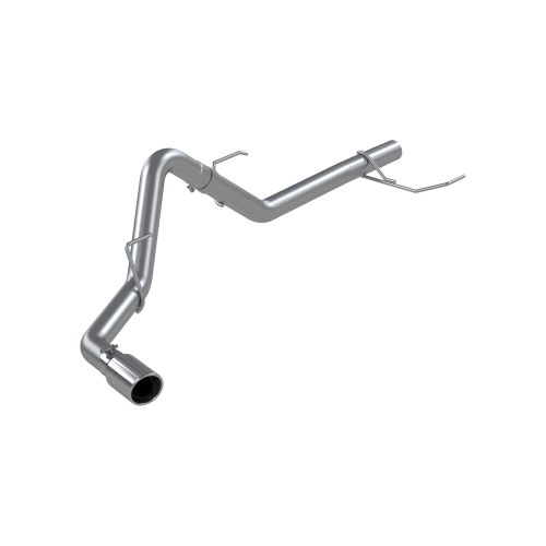 MBRP - MBRP Aluminized Steel, 3" Resonator Back, Single Side Exit for 2021-2026 Ford F-150 3.5L PowerBoost Hybrid