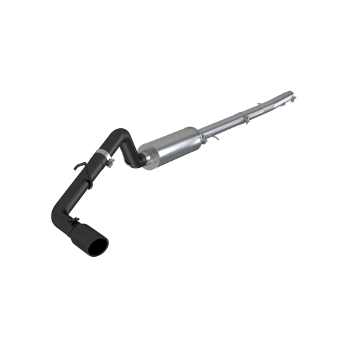 MBRP - MBRP Black-Coated Aluminized Steel 3" Cat Back Single Side Exit for 2019-2023 Ford Ranger EcoBoost 2.3L