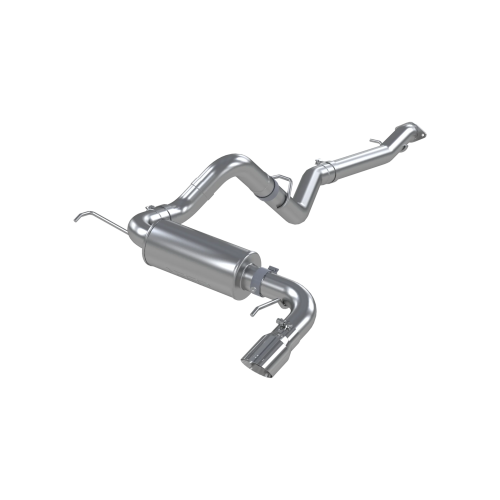 MBRP - MBRP T304 Stainless Steel, 3" Cat-Back, Single Rear Exit for 2021-2026 Ford Bronco, 2.3L/ 2.7L EcoBoost (2-Door/ 4-Door)