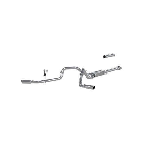 MBRP - MBRP 2.5" Cat Back Exhaust for Ford (2015-20) F-150 2.7L/3.5L EcoBoost, Dual Side Exit, Aluminized
