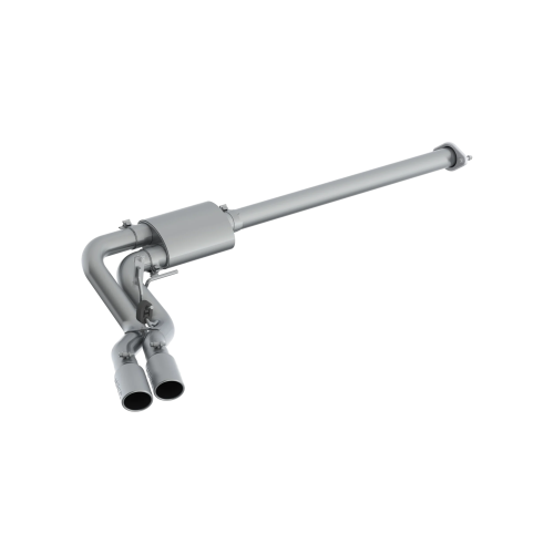 MBRP - MBRP T409 Stainless Steel 3" Cat Back Pre-Axle Dual Outlet, Race Version for 2015-2020 Ford F-150