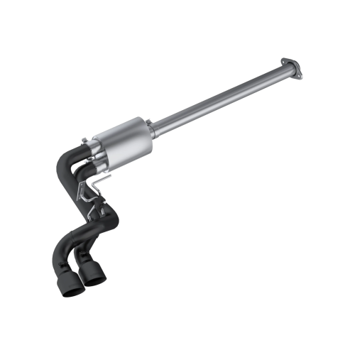 MBRP - MBRP Black-Coated Aluminized Steel 3" Cat Back Pre-Axle Dual Outlet for 2009-2014 Ford F-150 3.5L EcoBoost/5.0L/3.7L