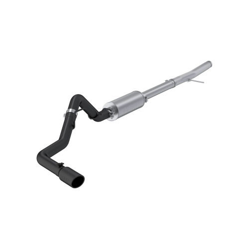 MBRP - MBRP Black-Coated Aluminized Steel, 3" Cat-Back, Single Side Exit for 2024 Ford Ranger, 2.3L EcoBoost