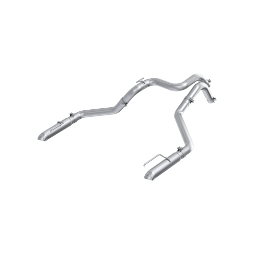 MBRP - MBRP T304 Stainless Steel, 3" Axle-Back, Dual Rear Exit Turn Down for 2024-2026 Ford Ranger Raptor 3.0L EcoBoost