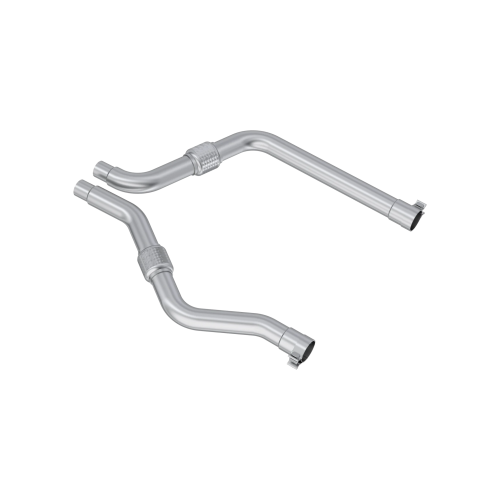 MBRP - MBRP T409 Stainless Steel, 2.5" Mid-Pipe Kit for 2020-2026 Ford/ Lincoln Explorer/ Aviator, 3.0L EcoBoost, Non-Hybrid