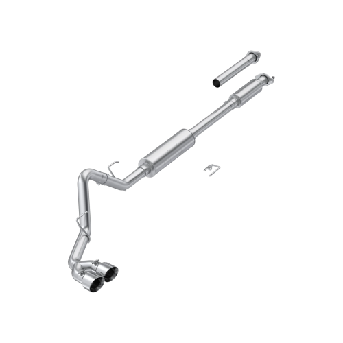 MBRP - MBRP Aluminized Steel, 3" Cat-Back Passenger-Side Dual Outlet for 2015-2020 Ford F150 2.7L EcoBoost, 3.5L EcoBoost, 5.0L