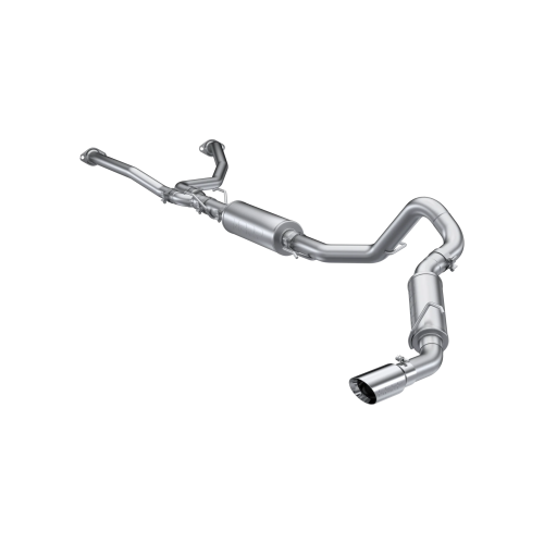 MBRP - MBRP T304 Stainless Steel, 2.5" Dual Cat-Back, 3" Single Side Exit for 2022-2026 Toyota Tundra 3.4L