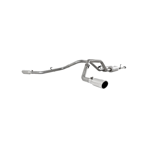 MBRP - MBRP T409 Stainless Steel 2.5" Cat Back Dual Split Side for 2009-2021 Toyota Tundra 4.6L/ 5.7L, RC-8ft Bed/ EC-6.5ft Bed. & CC