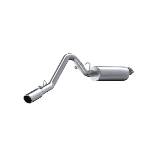 MBRP - MBRP Aluminized Steel 2.5" Cat Back Single Side for 2000-2006 Jeep Wrangler/ Rubicon (TJ) Inline-4 2.5L, Inline-6 4.0L