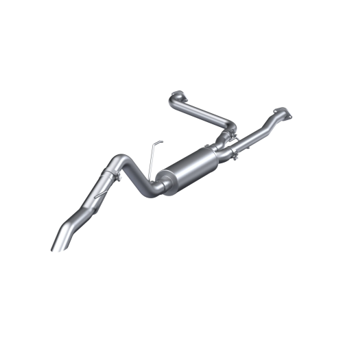 MBRP - MBRP T304 Stainless Steel, 2.5 Inch Cat-Back, 3 Inch Single High Clearance Rear Exit for 2020-2026 Nissan Frontier 3.8L