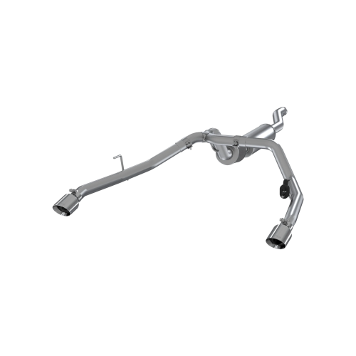 MBRP - MBRP 2.5" Cat Back Exhaust for Jeep (2020-26) Gladiator (JT), 3.6L, Dual Rear Exit, Aluminized