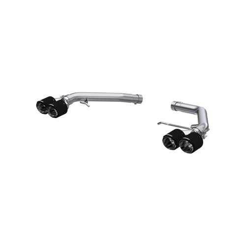 MBRP - MBRP T304 Stainless Steel, 2.5" Axle-Back, Dual Rear Exit with Quad Carbon Fiber Tips for 2014-2017 Audi SQ5, 3.0T