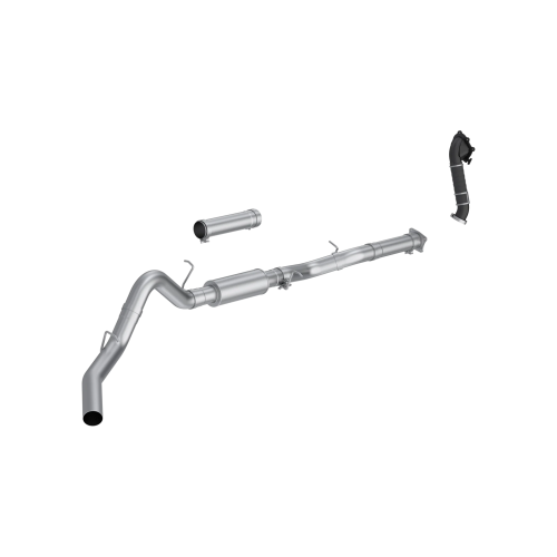 MBRP - MBRP Aluminized Steel 4" Cat-Back Single Side Exit - with Carb-Approved Downpipe EO# D-763-2 for 2001-2004 Chevrolet/GMC Silverado/ Sierra 2500/3500 6.6L Duramax, EC/CC
