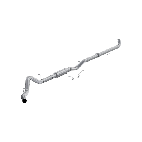 MBRP - MBRP Aluminized Steel, 4" Downpipe-Back, Single Side Exit for 2001-2004 Chevrolet/GMC 2500/ 3500, EC/CC, 6.6L Duramax