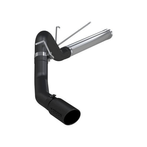 MBRP - MBRP Black-Coated Aluminized Steel 4" Filter Back Single Side for 2011-2012 RAM 2500/3500 Cummins 6.7L