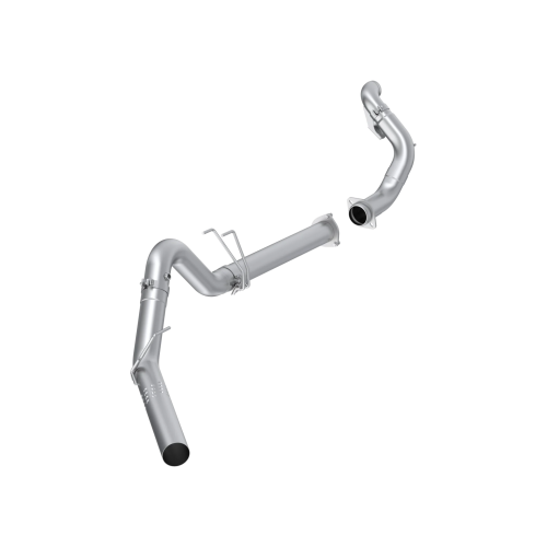 MBRP - MBRP Aluminized Steel 4" Fitler Back Single Side Exit - no muffler - with Carb Approved Downpipe EO# D-763-1 for 2015-2016 Ford F-250/ F-350/ F-450, 6.7L PowerStroke, CC/SC