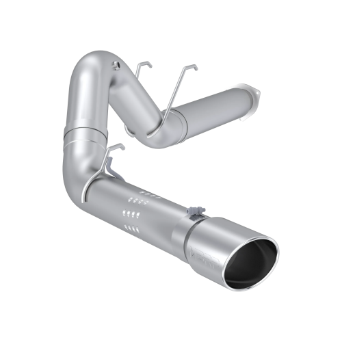 MBRP - MBRP T409 Stainless Steel5" Filter Back Single for 2017-2026 Ford F-250/350/450 6.7L ex. Reg Cab