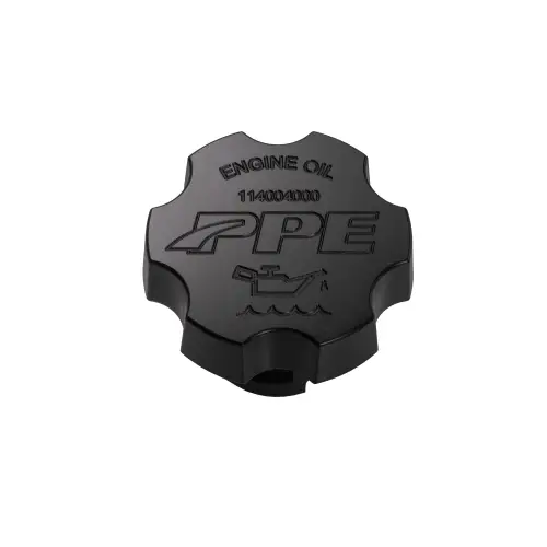 Pacific Performance Engineering - PPE Billet Aluminum Engine Oil Filler Cap for Chevy/GMC/Buick/Cadillac (1994-25) Gas Engines (Black)