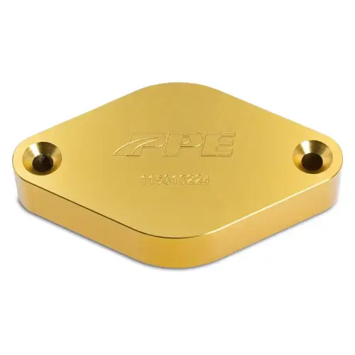 Pacific Performance Engineering - PPE Turbo Resonator Delete Plug for Chevy/GMC (2011-16) 6.6L Duramax LMM (Gold)