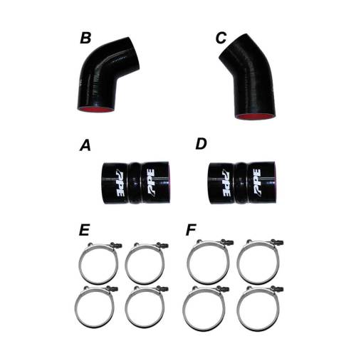Pacific Performance Engineering - PPE Intercooler Charge Pipe Boot Kit for Chevy/GMC (2004.5-05) 6.6L Duramax LLY