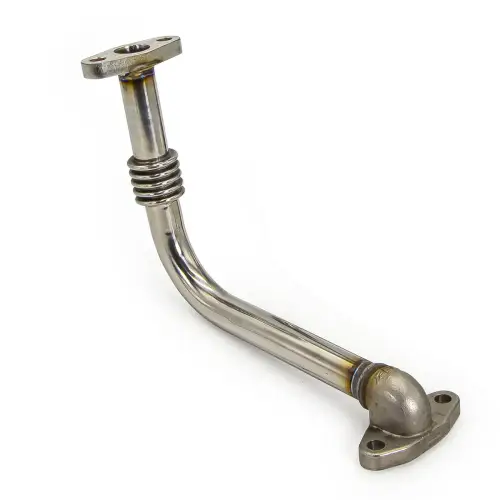 Pacific Performance Engineering - PPE 304 Stainless Steel Oil Return Pipe for Aftermarket Turbo for Chevy/GMC (2001-10) 6.6L Duramax (Short)