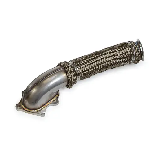 Pacific Performance Engineering - PPE High-Flow Steel Down Pipe for Chevy/GMC (2002-04 (CA)) 6.6L Duramax (304 Stainless Steel)