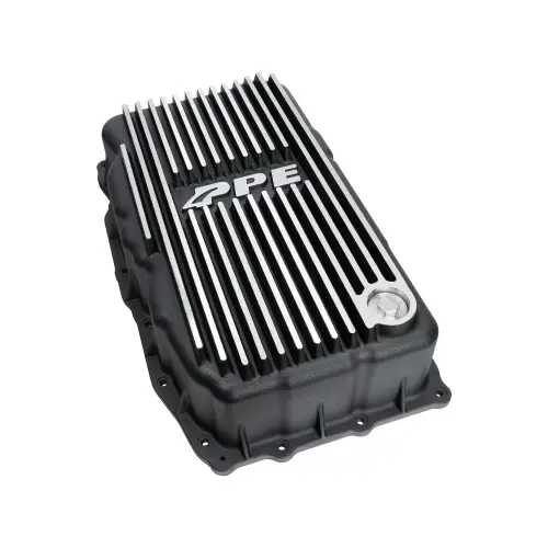 Pacific Performance Engineering - PPE 10L80 Heavy-Duty Cast Aluminum Transmission Pan for Chevy/GMC (2020-26) 3.0L Duramax (Brushed)