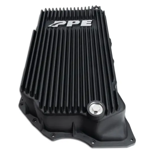 Pacific Performance Engineering - PPE 10L1000 Heavy-Duty Cast Aluminum Transmission Pan for Chevy/GMC (2020-26) 6.6L Duramax (Black)