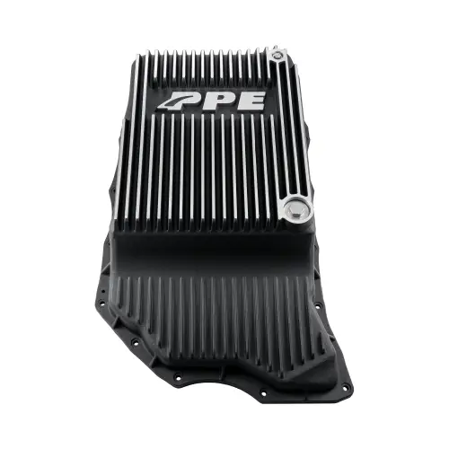 Pacific Performance Engineering - PPE 10L1000 Heavy-Duty Cast Aluminum Transmission Pan for Chevy/GMC (2024-26) 6.6L 2500HD/3500HD Gas (Brushed)