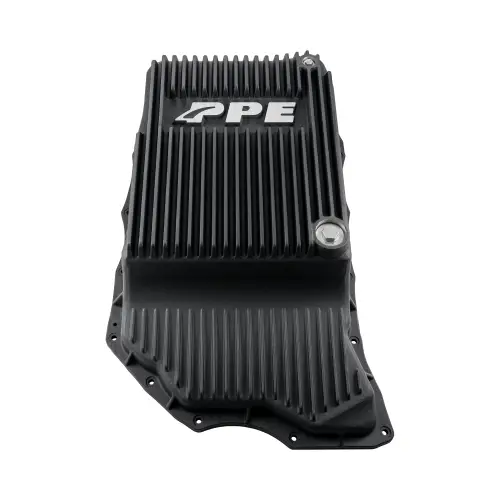 Pacific Performance Engineering - PPE 10L1000 Heavy-Duty Cast Aluminum Transmission Pan for Chevy/GMC (2024-26) 6.6L 2500HD/3500HD Gas (Black)