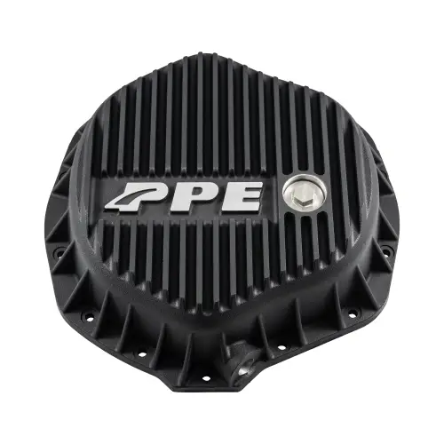 Pacific Performance Engineering - PPE AAM 11.5"-14-Bolt Heavy-Duty Cast Aluminum Rear Differential Cover for Chevy/GMC (2001-19) 6.0L/6.6L 2500HD/3500HD | Dodge/Ram (2001-18) 5.7L/6.7L 2500/3500 (Black)