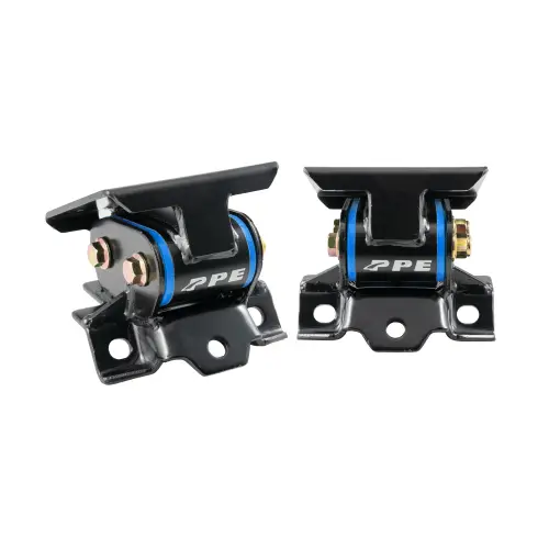 Pacific Performance Engineering - PPE Engine Mount Kit for Chevy/GMC (2011-16) 6.6L Duramax (w/ Silicone Bushings, Blue)