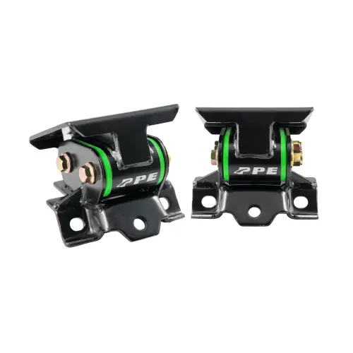Pacific Performance Engineering - PPE Engine Mount Kit for Chevy/GMC (2011-16) 6.6L Duramax (w/ Silicone Bushings, Green)