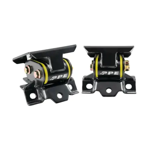 Pacific Performance Engineering - PPE Engine Mount Kit for Chevy/GMC (2011-16) 6.6L Duramax (w/ Silicone Bushings, Yellow)