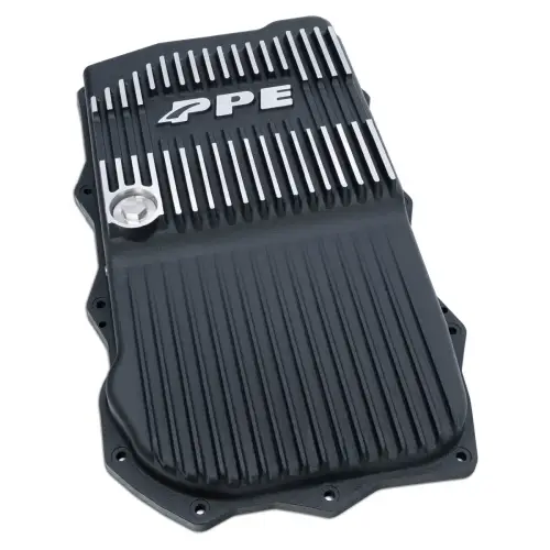 Pacific Performance Engineering - PPE 850RE Heavy-Duty Cast Aluminum Transmission Pan for Jeep (2018-26) Wrangler/Gladiator 2.0L/3.0L3.6L (Brushed)
