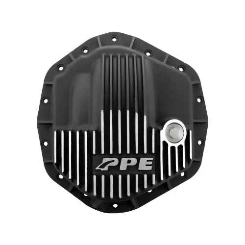 Pacific Performance Engineering - PPE AAM 11.5"-14-Bolt Heavy-Duty Cast Aluminum Rear Differential Cover for Chevy/GMC (2001-19) 2500HD/3500HD | Dodge/Ram (2001-18) 2500/3500 (Brushed)