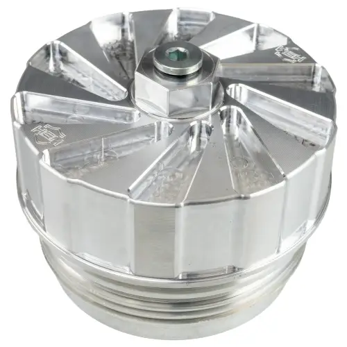 H&S Motorsports - H&S Motorsports Billet Oil Filter Cap for Ram (2025-26) 6.7L Cummins (Raw Aluminum)