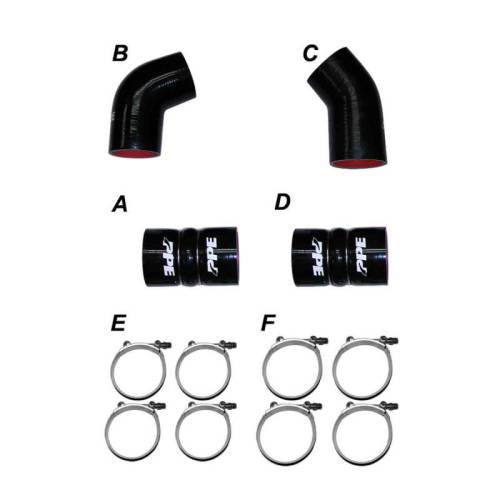 Pacific Performance Engineering - PPE Intercooler Charge Pipe Boot Kit for Chevy/GMC (2004.5-05) 6.6L Duramax LLY