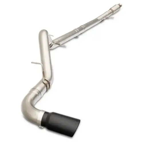 Pacific Performance Engineering - PPE 304 Stainless Steel DPF-Back Performance Exhaust Kit - Single Exit for Chevy/GMC (2020-22) 3.0L Duramax (Raw Tubes, Black Ceramic Coated Tips)